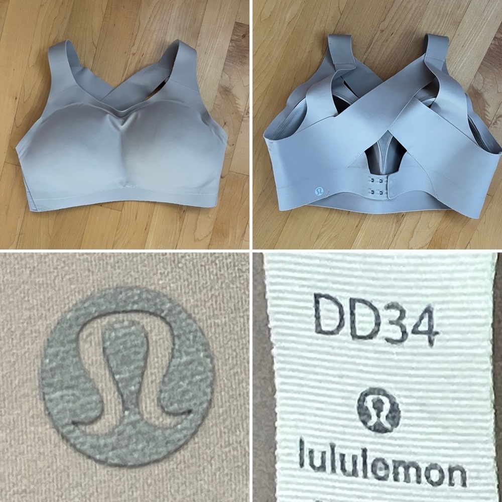 🫶34DD Like New Barely Beige Enlite Bra by Lululemon in Taupe/Cream/Greyish 34E - Picture 3 of 17